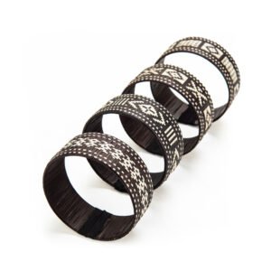 Pulsera en caña flecha set x 4